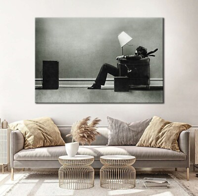 #ad Blown Away Guy Steve Steigman Maxell Canvas Painting print modern wall art Decor AU $89.99