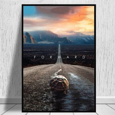 #ad Mindset Forward Inspirational Wall Art Canvas Painting Posters Prints Home Decor $16.99