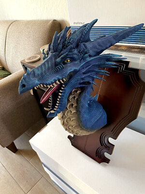 #ad #ad Mounted Dragon Head Wall Decorations Imagin3Designs Bust Plaque Fantasy $300.00