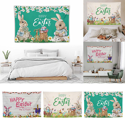 #ad Easter Flag Album Tapestry Wall For Living Room Bedroom Dorm Room Home Decor 5 $15.45