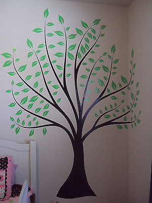 Large Wall Tree Baby Nursery Decal Leaf Cherry Blossom Sticker Girl Flower Oak $34.99