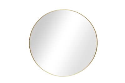 #ad Wall Mirror Round 28IN Diameter Gold Finish $36.61
