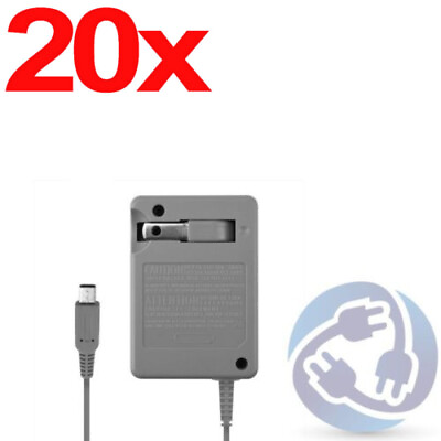 #ad LOT 20x AC Adapter Home Wall Power Supply Charger for Nintendo DSi 3DS XL LL $47.29