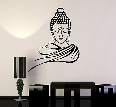 #ad Wall Stickers Vinyl Decal Buddha Religion Buddhism Meditation ig1401 $29.99