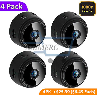 #ad Mini Wireless Hidden Spy Camera Wifi IP Home Security 1080P HD Night Vision Cam $19.78