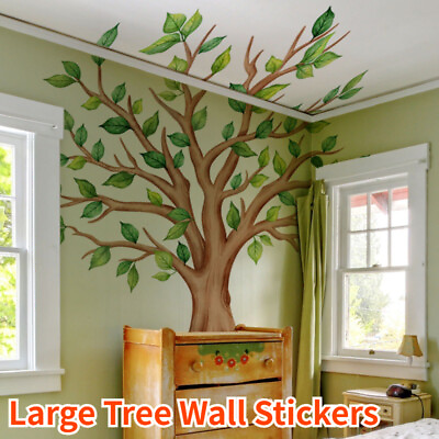 #ad #ad Large Tree Wall Stickers Decals Home Decor PVC for Living Room Kids Bedroom $19.29