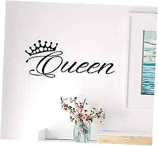 #ad Vinyl Wall Decal Stickers Bedroom Decor Words Queen S 22.5 in x 9 in Black $23.62