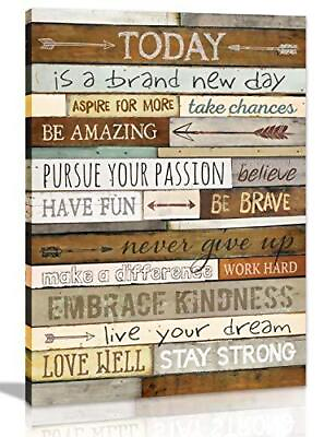 #ad Inspirational Wall Art for Office Large Wall Art Quotes Theme Wall Decor for $80.99