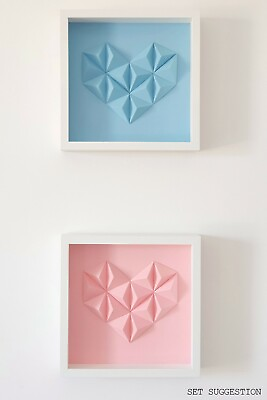 #ad Origami Wall Art Display Home Decor Frame $44.95