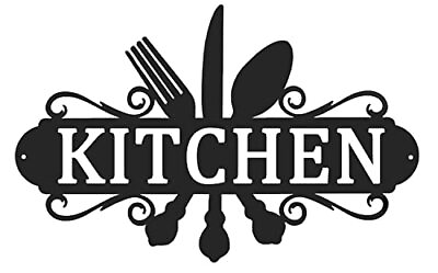 #ad Metal Kitchen Wall Decor Kitchen Sign Wall Decor Signs for Wall Rustic Metal ... $18.76