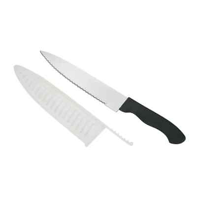 #ad Mainstays Stainless Steel and Plastic 8quot; blade Chef Kitchen Knife Free Shipping $10.99