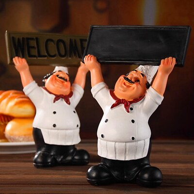 #ad Home Gift Chef Decoration Chef Hands Welcome Sign quot;WELCOMEquot; Little Chef9205 $21.78