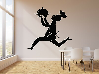 #ad Vinyl Wall Decal Kitchen Cooking Cuisine Food Chef Decor Stickers Mural g5968 $68.99