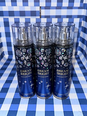 #ad NEW Bath amp; Body Works LOT 3 Dream Bright Fragrance Mist Spray 8 oz Full Size $24.99
