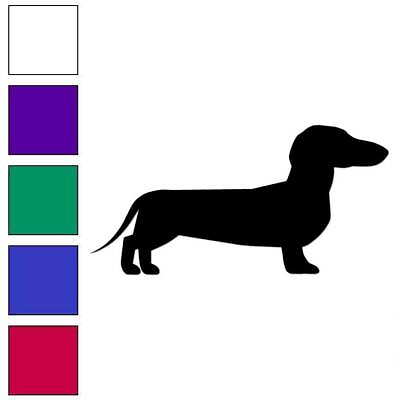 #ad Wiener Dog Dachshund Vinyl Decal Sticker Multiple Colors amp; Sizes #6532 $23.95