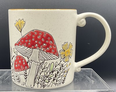 #ad Spectrum Spring Mushroom Big Coffee Tea Mug Cup 21 Oz NEW $20.00