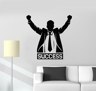 #ad Vinyl Wall Decal Success Business Office Space Decoration Stickers g1901 $28.99