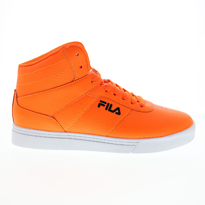 #ad Fila Impress II Mid 1FM01153 801 Mens Orange Lifestyle Sneakers Shoes $53.99