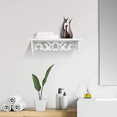 #ad Wood Floating Shelves for Wall Decor Rustic Wall Shelves for Bedroom Bathroom... $19.47