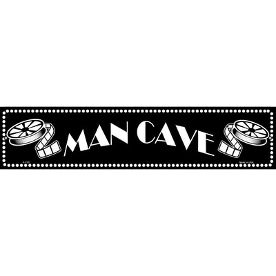 #ad Man Cave Home Theater Metal Street Sign Plaque for Home Door Garage Wall $27.80