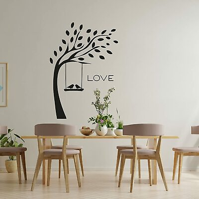 #ad Love Birds Tree Trees Plants Nature Wall Art Stickers for Kids Home Room Decals $17.50