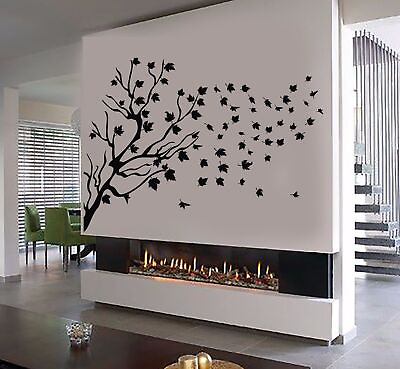 #ad Vinyl Wall Decal Tree Leaves Beautiful Room Home Decor Stickers 486ig $21.99