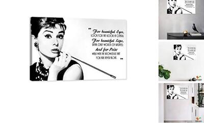 #ad Hepburn Canvas Wall Art Hepburn For S 12x18 Inches Hepburn Artwork 01 $49.77