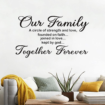 #ad Wall Decals Wall Stickers for Living Room Quotes Inspirational Motivational... $16.99