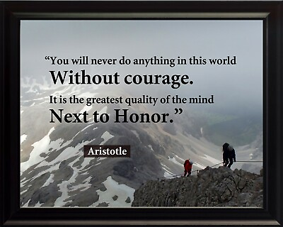 #ad Aristotle You Will Never Poster Print Picture or Framed Wall Art $19.81