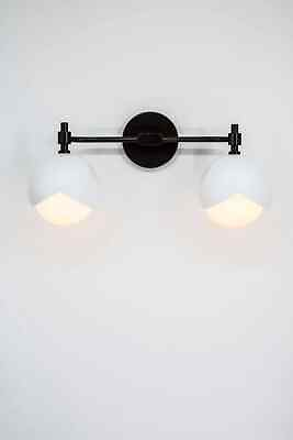 #ad two light modern interior wall lamp and sconce vanity fixture $286.00