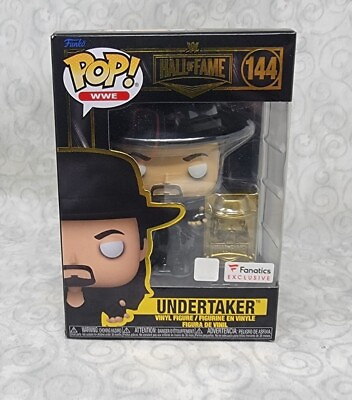 #ad Funko Pop WWE Undertaker Hall Of Fame #144 Fanatics Exclusive Box Wear $34.00