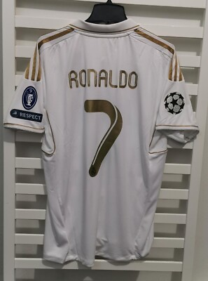 #ad Cristiano Ronaldo Short Sleeve Jersey Home CR7 Real Madrid 2011 2012 XL Size $100.00