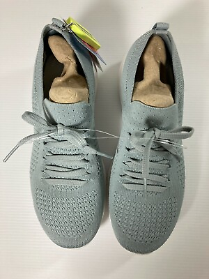#ad Skechers Womens Gray GO Walk Joy Fresh View Mesh Sneakers Slip On Shoes 56073 $38.60