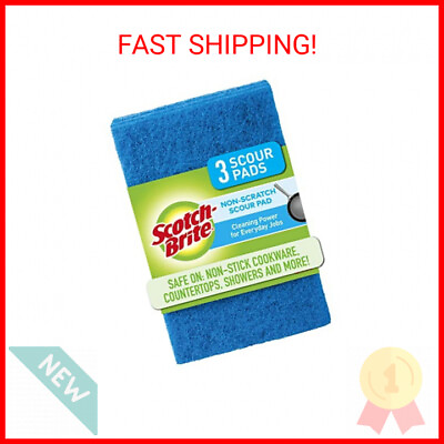 #ad Scotch Brite Non Scratch Scour Pads Scouring Pads for Kitchen and Dish Cleaning $5.09