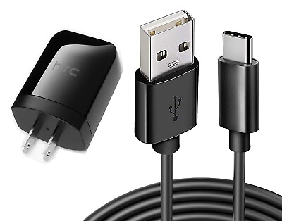 #ad Home Wall Charger 6ft Long USB C Cable Power Adapter USB C Wire for SmartPhones $13.99