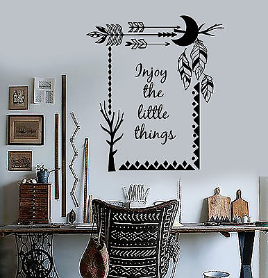#ad Vinyl Wall Decal Ethnic Style Inspiration Quote House Interior Stickers ig4234 $68.99