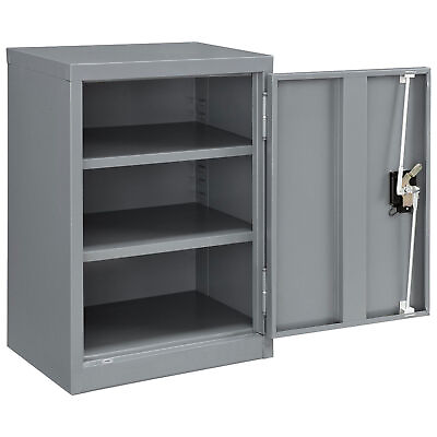 #ad Assembled Wall Storage Cabinet 18quot;W x 12quot;D x 26quot;H Gray $194.15
