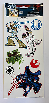 #ad 7 Star Wars Wall Stickers Repostionable Decal Room Party decor $8.25