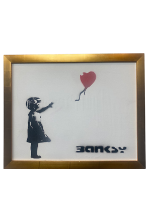 #ad #ad Banksy Girl With Balloon Modern Graffiti Art Painting $300.00