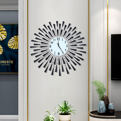 #ad Modern 3D Large Wall Clock Home Living Room Office Decor Art Arab Numerals $75.60