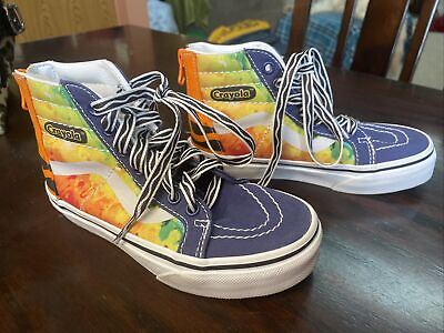 #ad Vans Off The Wall KIDS Crayola Hi Top Everyday Shoes Kids Size 12 NWOT $22.46