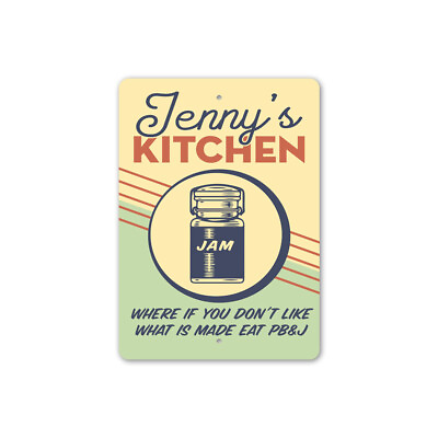#ad Custom kitchen Humor Metal Sign $74.25