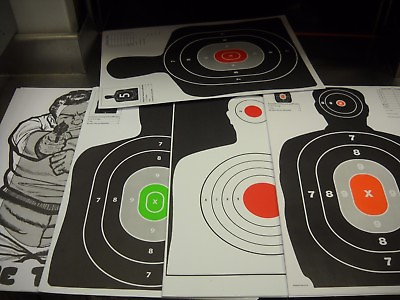 125 Bulk Pack Silhouette hand gun paper targets 12x18 $26.95