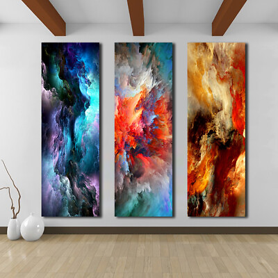 #ad #ad Abstract Colorful Clouds Canvas Painting Canvas Wall Art Decor Canvas Print Art $32.89