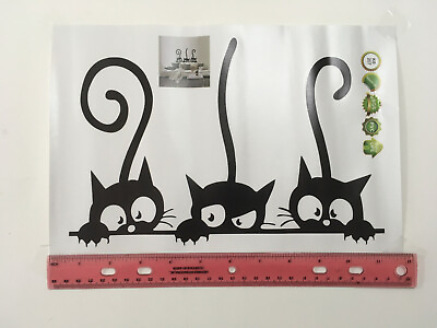 #ad #ad Cat Wall Decals Sticker Removable Decoration Decal Cats Stickers $11.99