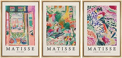 #ad #ad Henri Matisse Colorful Abstract Wall Art Framed Art Prints Set of 3 $94.99
