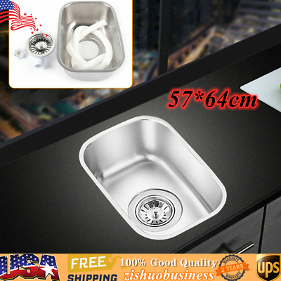 #ad Small Kitchen Rv Caravan Hand Wash Basin Sink For Boat Camper Stainless Steel $65.00
