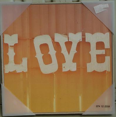 #ad Target Wall Art 12quot; x 12quot; x 1.3quot; Love BRAND NEW GREAT DESIGN AND COLOR $21.99