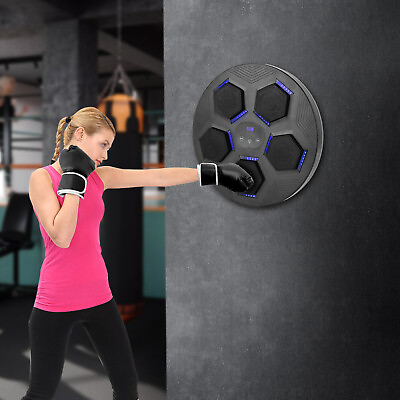 #ad #ad Boxing Training Target Wall Mount Bluetooth Music Indoor React Exercise Machine $71.25