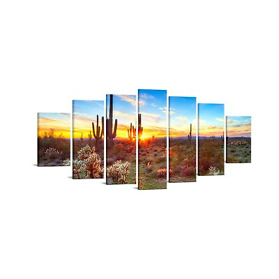 #ad sechars Extra Large Wall Art for Living Room Arizona Sonoran Desert Picture o... $126.32